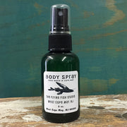 2 oz bottle of 'The Flying Fish Studio' body spray.