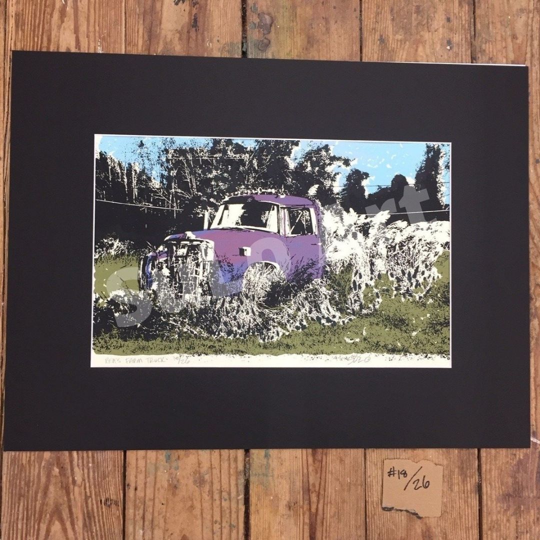 Rea's Farm Truck Serigraph