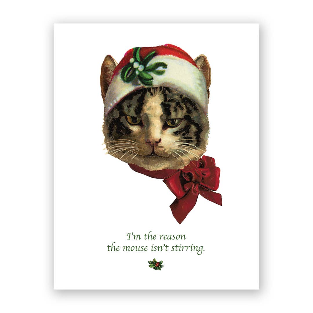 Cat's Christmas Holiday Greeting Card