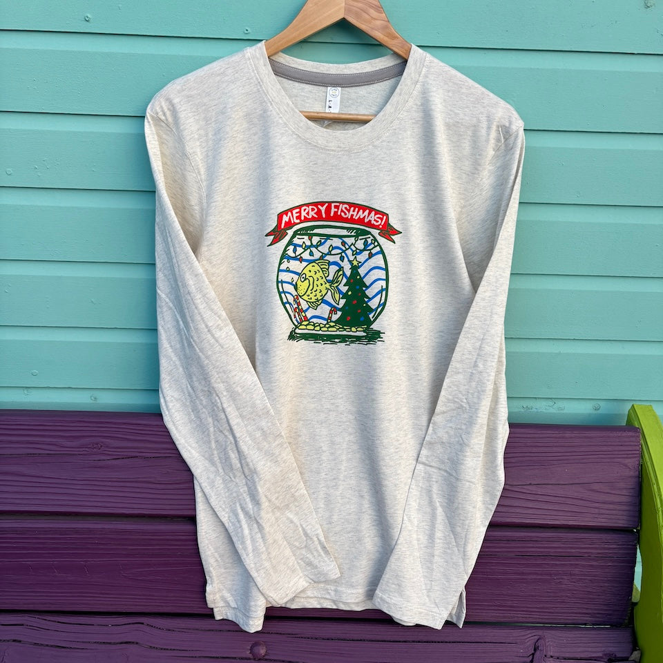 2025 | Merry Fishmas Unisex Long Sleeve Tee