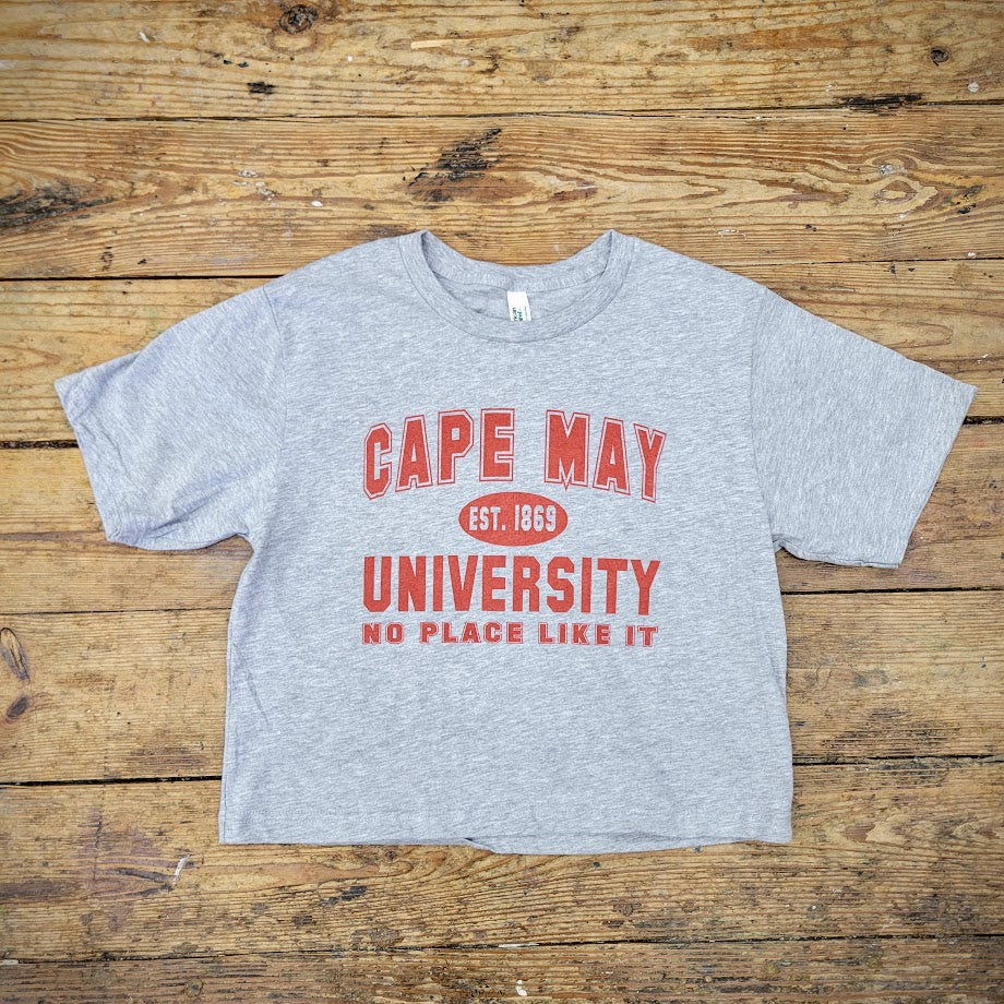 Cape May University Crop Tee