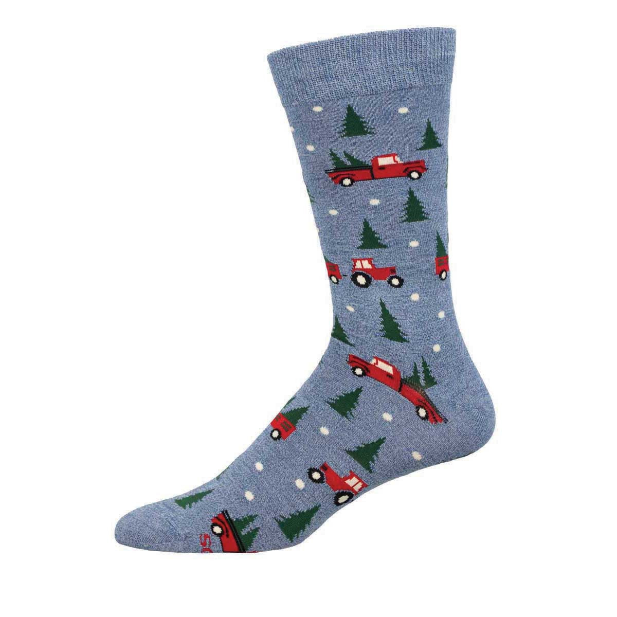 Holidays | Men's Christmas Farm Bamboo Socks