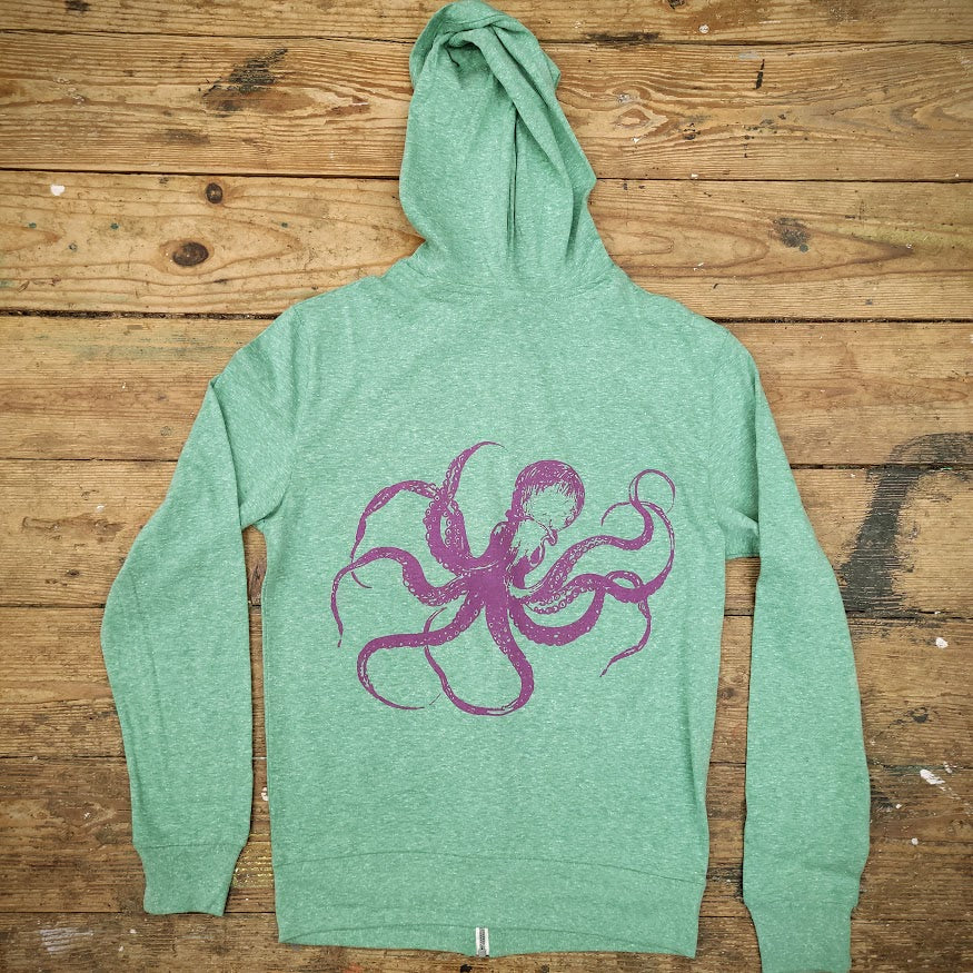 Octopus zip hoodie hot sale