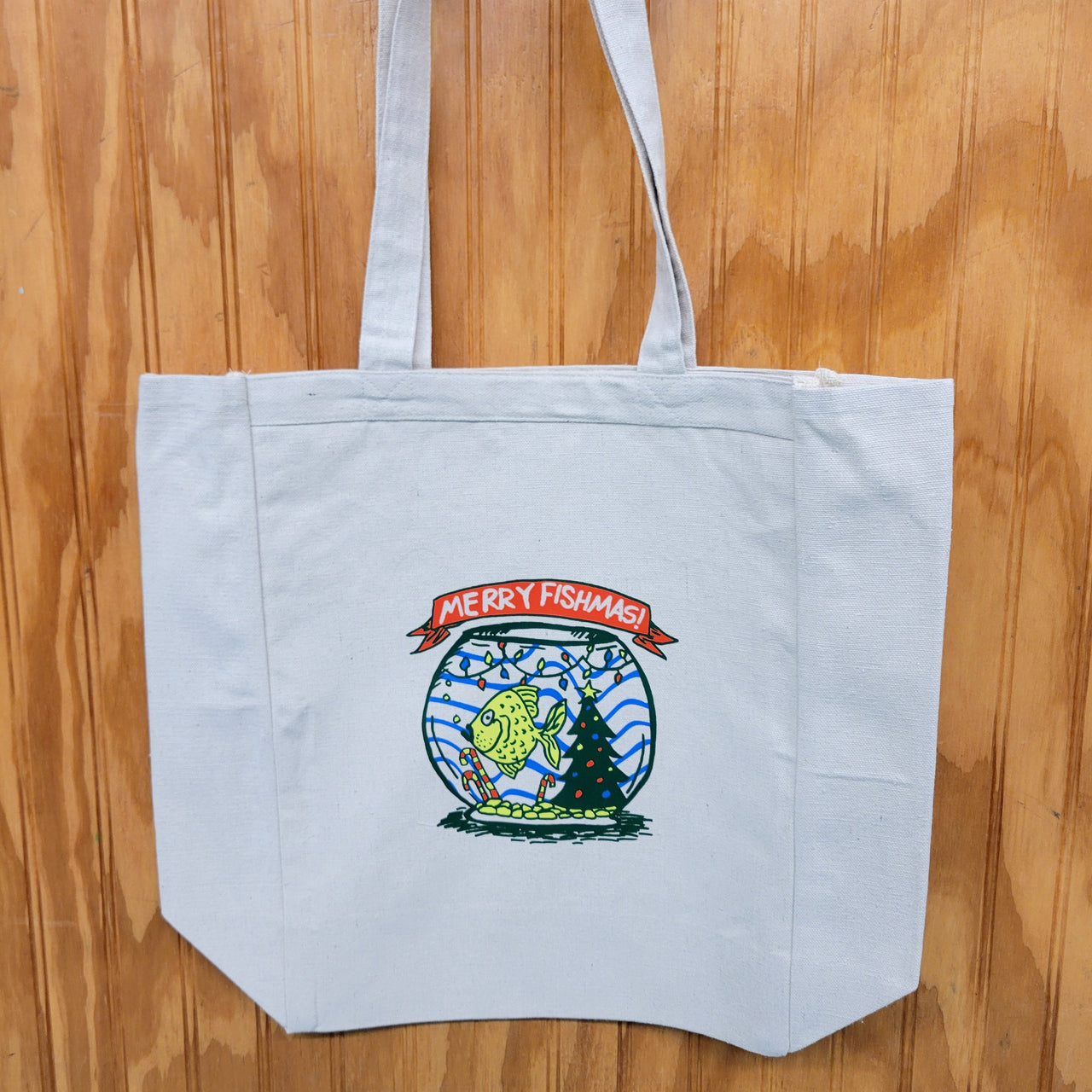 2025 | Merry Fish Large Tote Bag