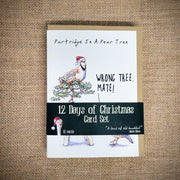 Personal notecard set of 12 for the '12 Days of Christmas.'