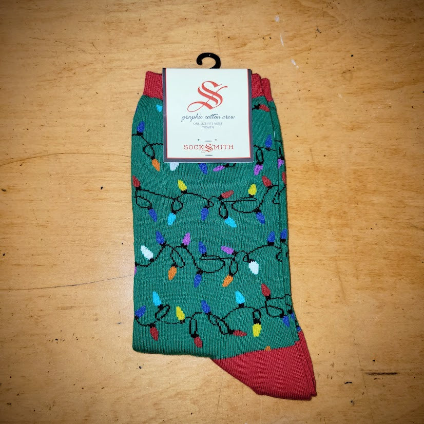 Women's Christmas Lights Socks