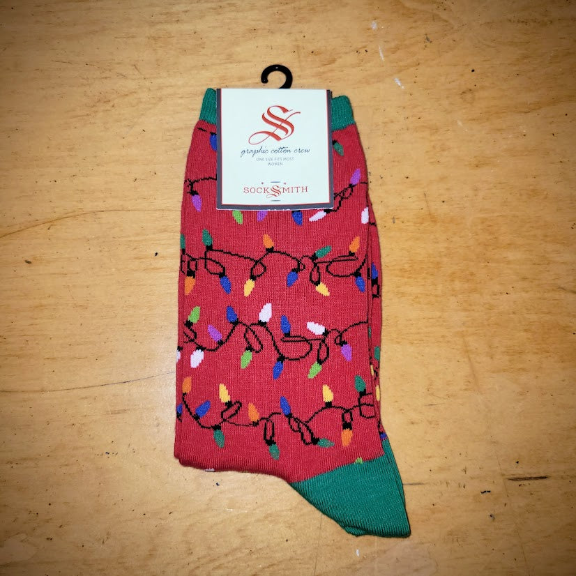 Women's Christmas Lights Socks