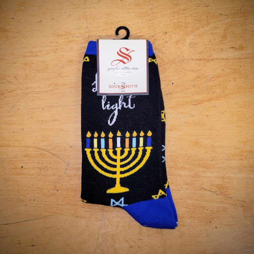 Women's Love & Light Hanukkah Socks